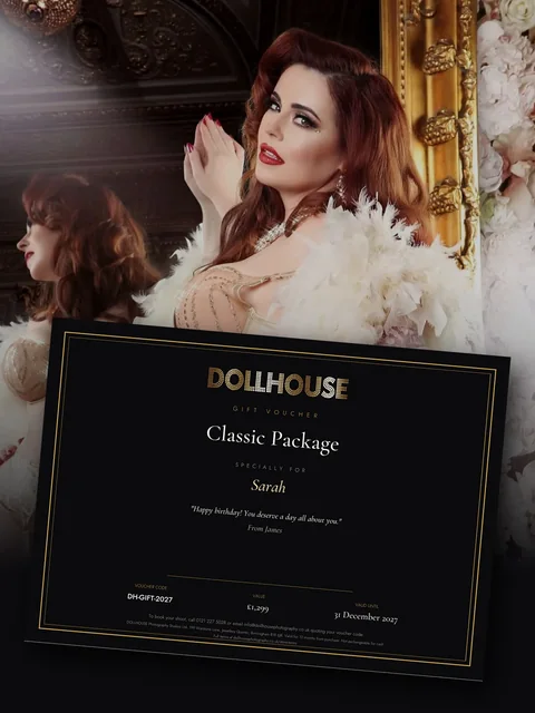 A DOLLHOUSE gift voucher